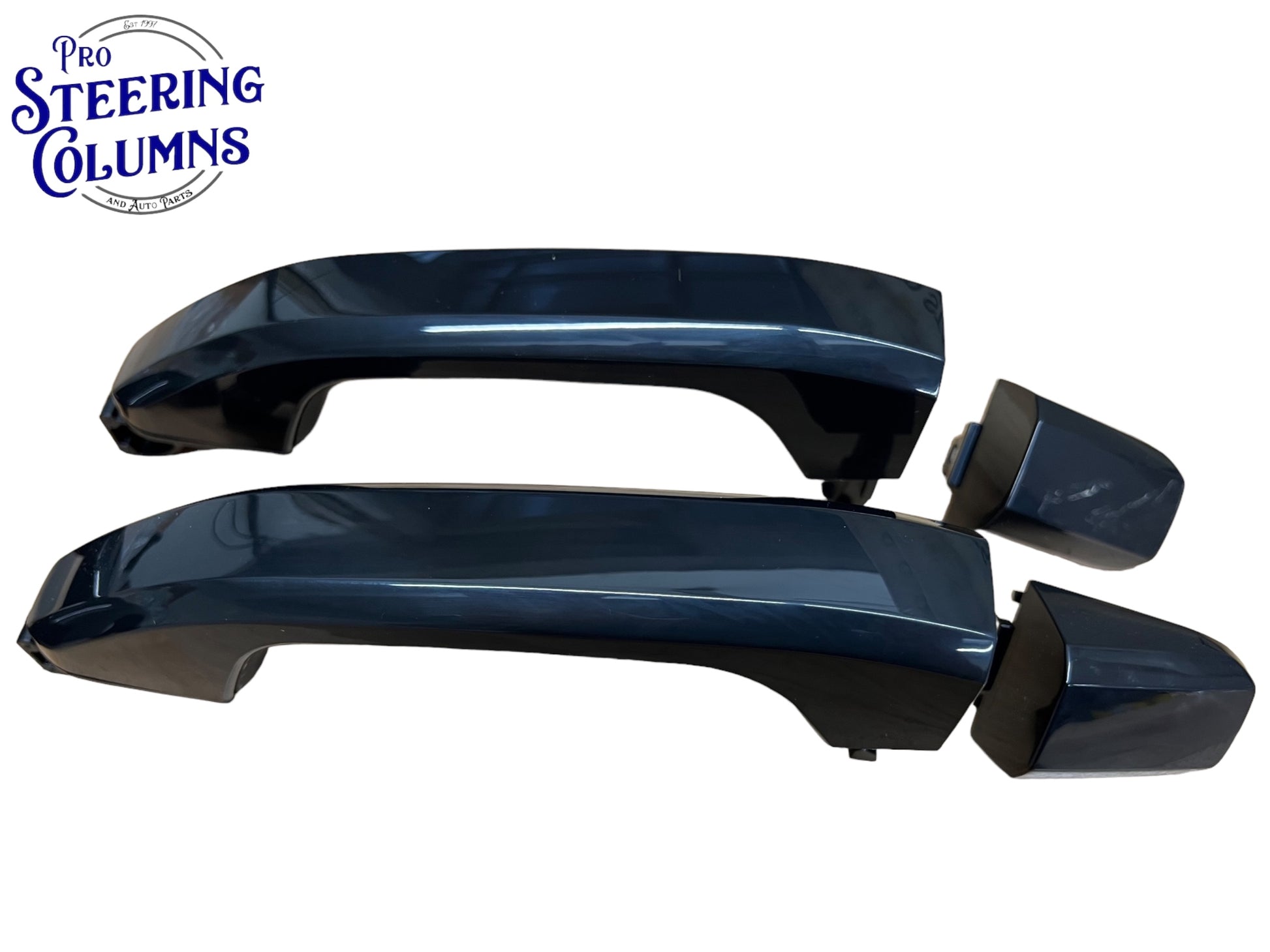 2014 & Up Silverado Sierra Tahoe Suburban Exterior Door Handle Full Set Black Paint to Match New