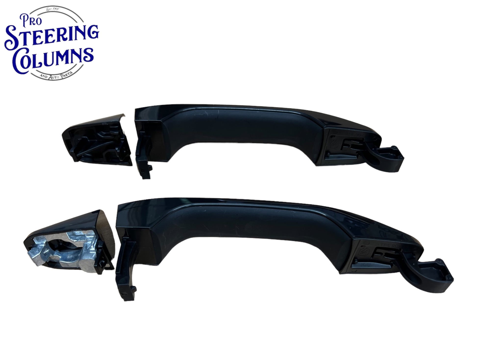 2014 & Up Silverado Sierra Tahoe Suburban Exterior Door Handle Full Set Black Paint to Match New