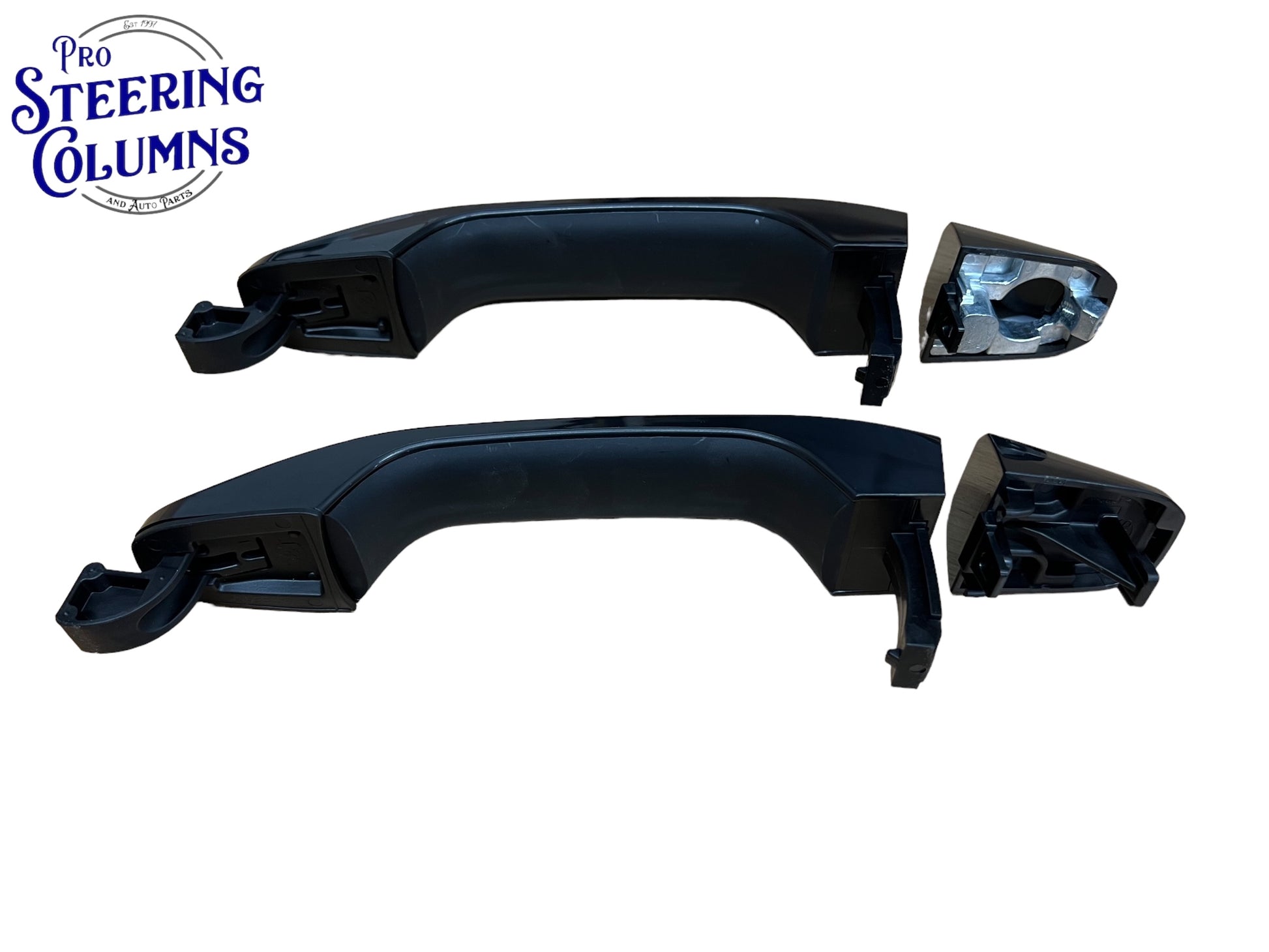2014 & Up Silverado Sierra Tahoe Suburban Exterior Door Handle Full Set Black Paint to Match New