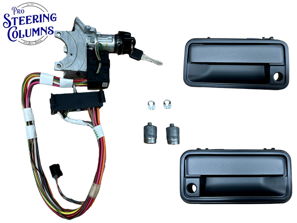 1995-1997 Silverado C/K Pickup Tahoe Suburban Ignition & Door Lock With Handles Full Repair Kit New