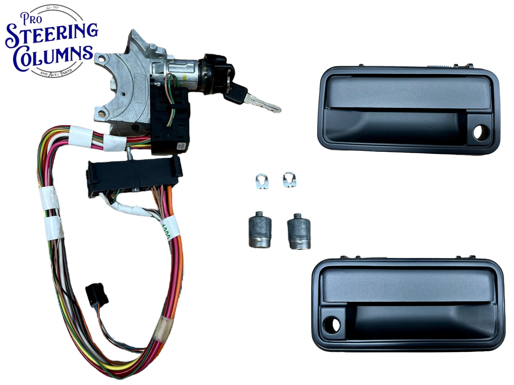 1995-1997 Silverado C/K Pickup Tahoe Suburban Ignition & Door Lock With Handles Full Repair Kit New