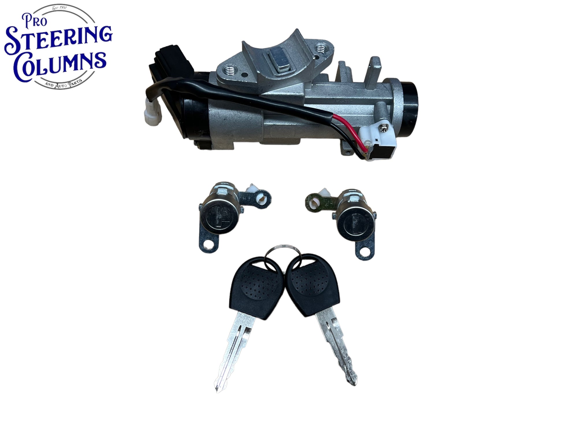 2004-2008 Aveo Ignition Lock Assembly & Door Lock Cylinder Set Matched 2 Keys New