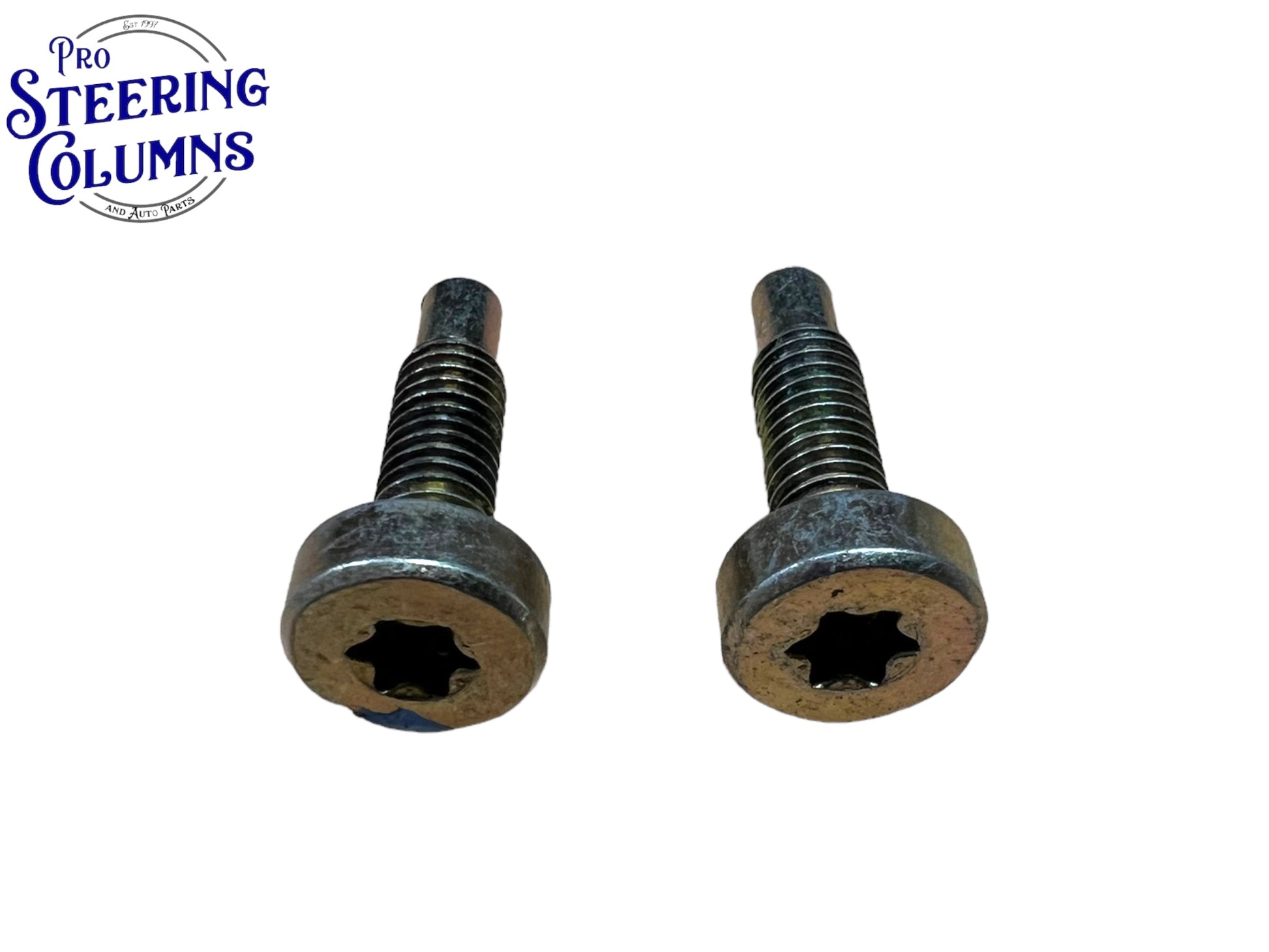 1992 & Up Ford F-150 F-250 Bronco Taurus E-150 Steering Column Shift Tube Bracket Bolts Pair Used OEM