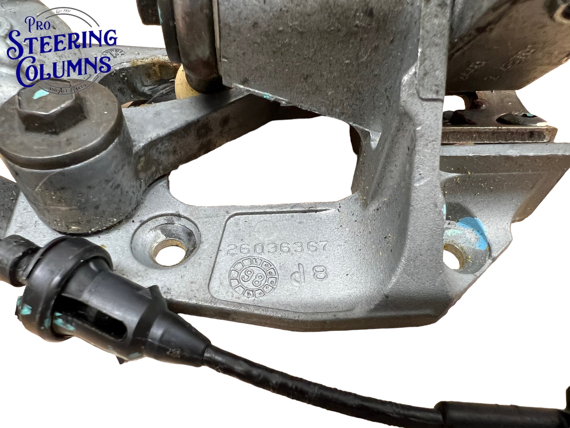 1995-1998 GM C/K Pickup Tahoe S10 Steering Column Automatic Shift Assembly Used OEM 26036367, 26047466