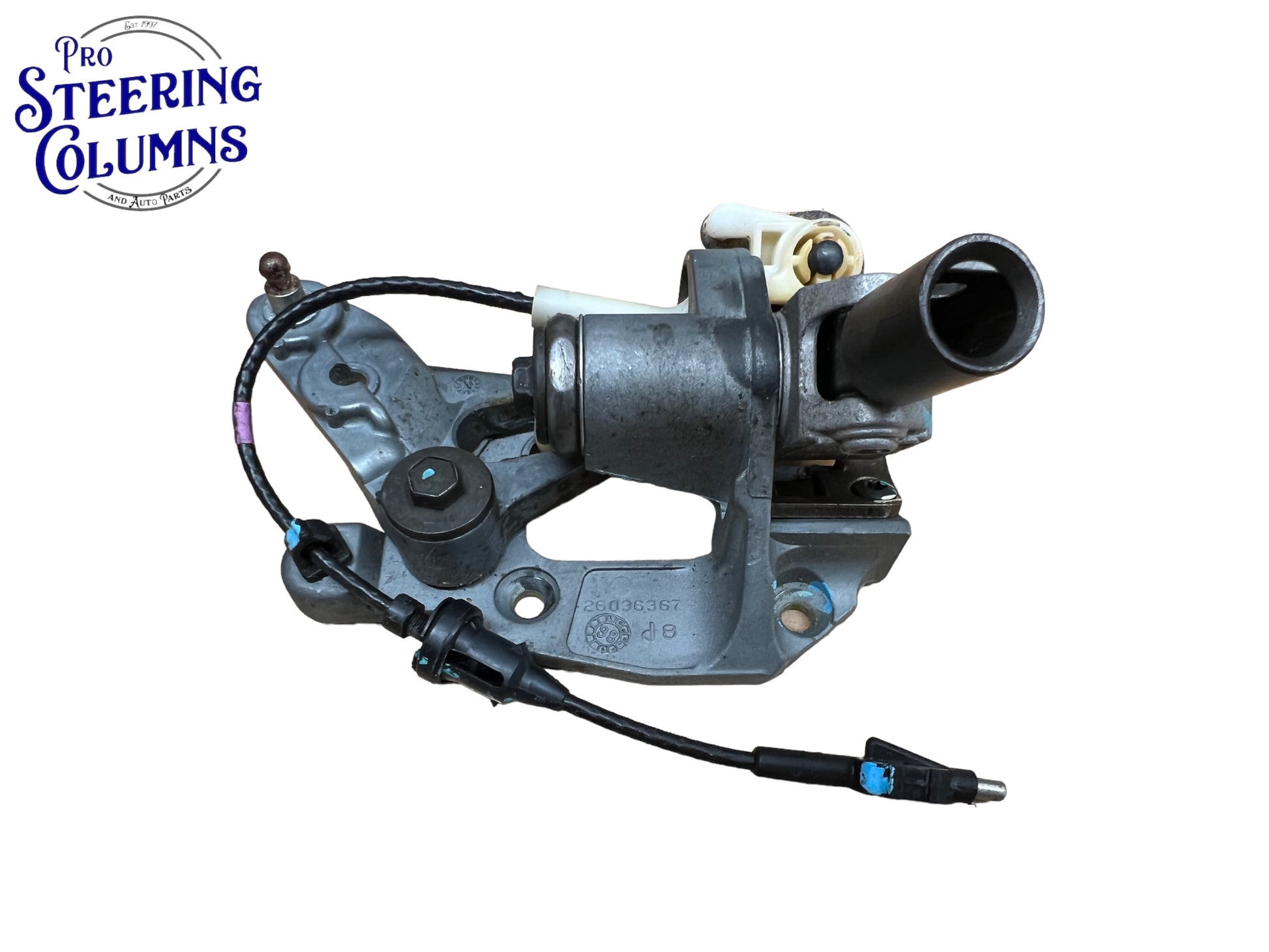 1995-1998 GM C/K Pickup Tahoe S10 Steering Column Automatic Shift Assembly Used OEM 26036367, 26047466