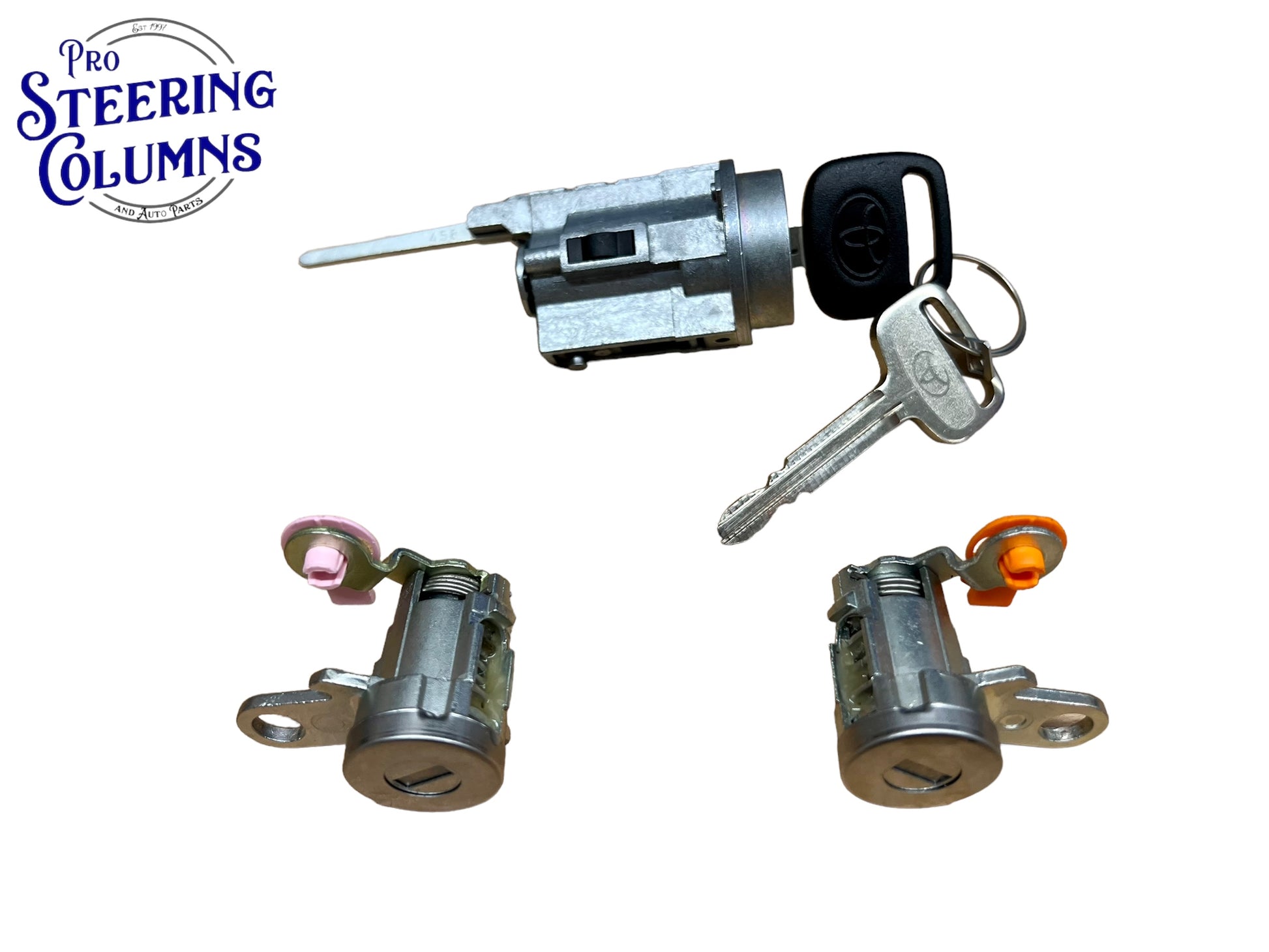 1999-2004 Toyota Tacoma Ignition & Door Lock Set 2 Keys Matched New OEM