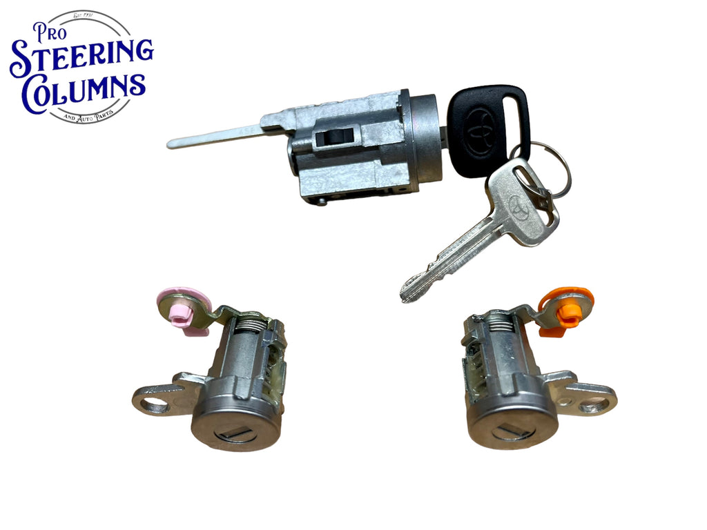 1995-1998 Toyota Tacoma Floor Shift Ignition & Door Lock Set 2 Keys Matched New OEM
