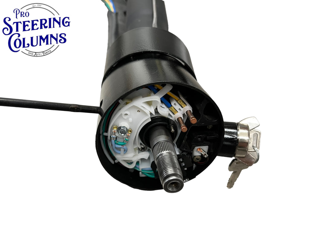1980-1991 F-150 F-250 F-350 Bronco Steering Column Standard Floor Shift Tilt Rebuilt