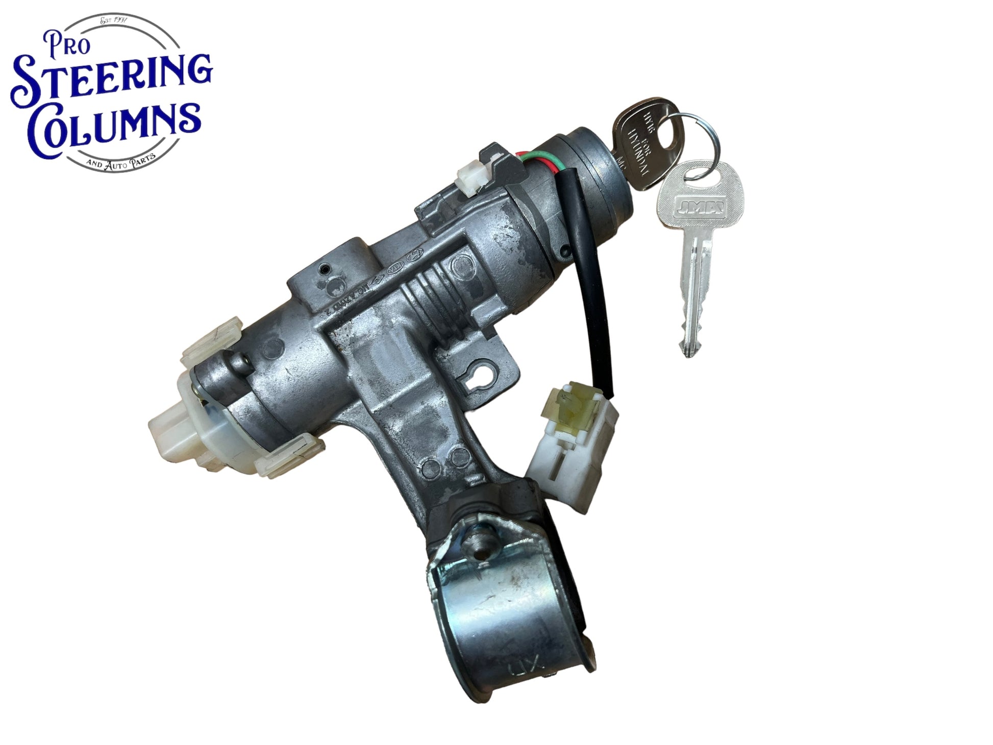 2006-2011 Hyundai Accent Ignition Lock Cylinder Assembly 2 Keys Used OEM