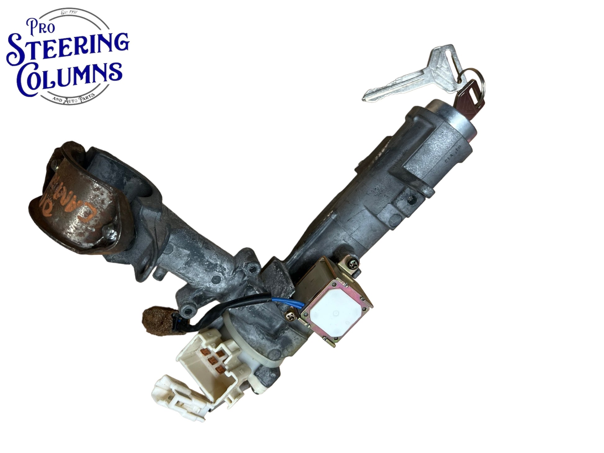 1997-2001 Camry Ignition Lock Cylinder Assembly 2 Keys Used OEM