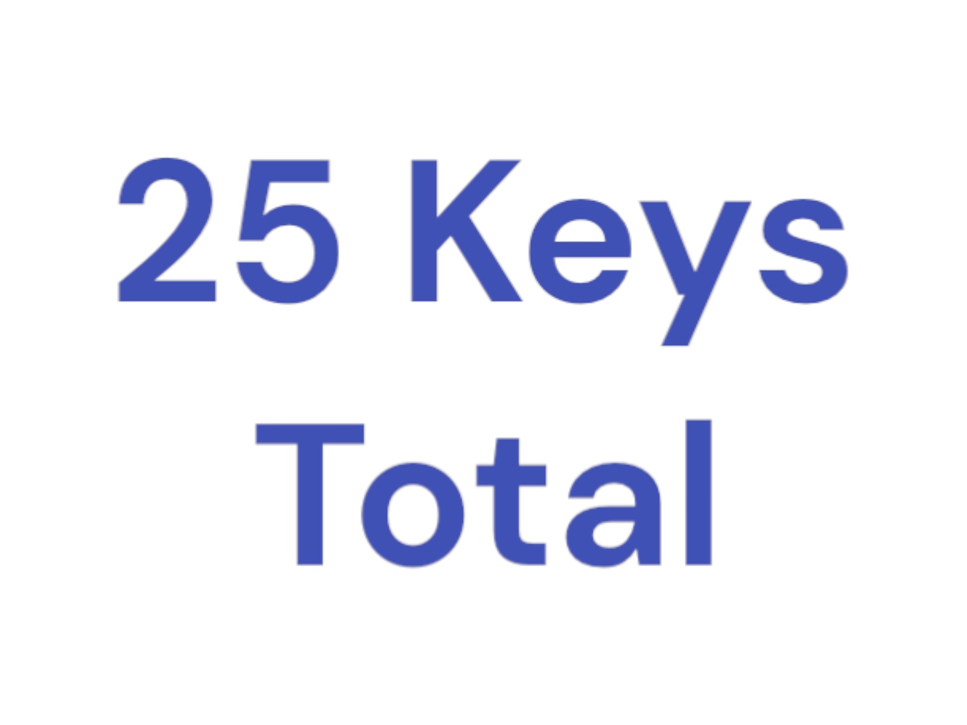 1994 & Up Ram Logo Keys Y157 Plastic Head Set Of 25 New
