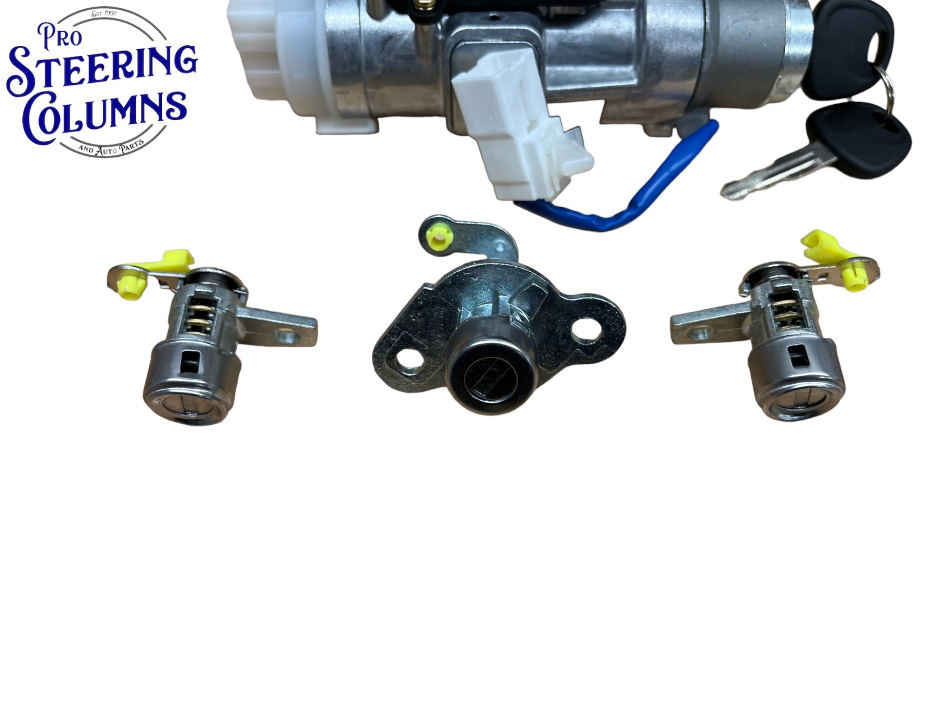 2006-2011 Hyundai Accent Ignition & Door Lock Cylinder Assembly Set 2 Keys New