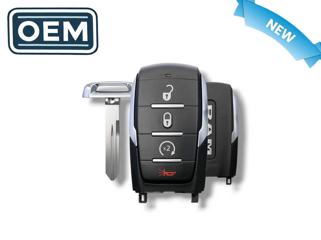 19-24 Ram 1500 Smart Key 4-Button PN: 68291689AD / OHT-4882056 (OEM)
