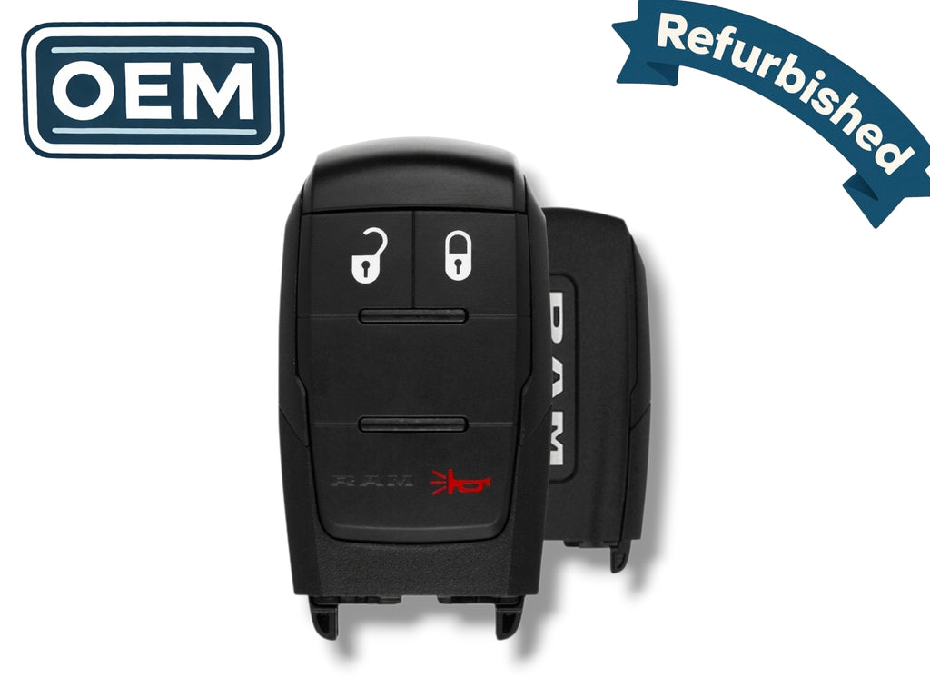 19-24 Ram 2500 5500 Smart Key 3-Button PN: 68475386 / GQ4-76T (OEM Refurbished)