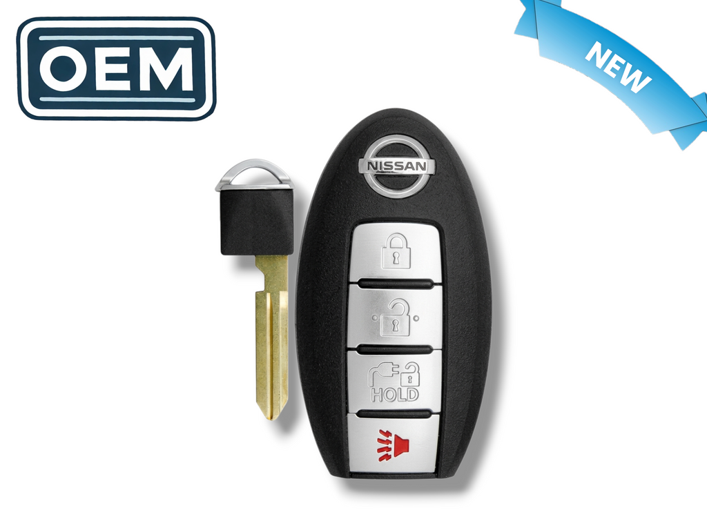 18-25 Nissan Leaf Smart Key 4-Button PN: 285E3-5SA1A / CWTWB1G0168 (OEM)