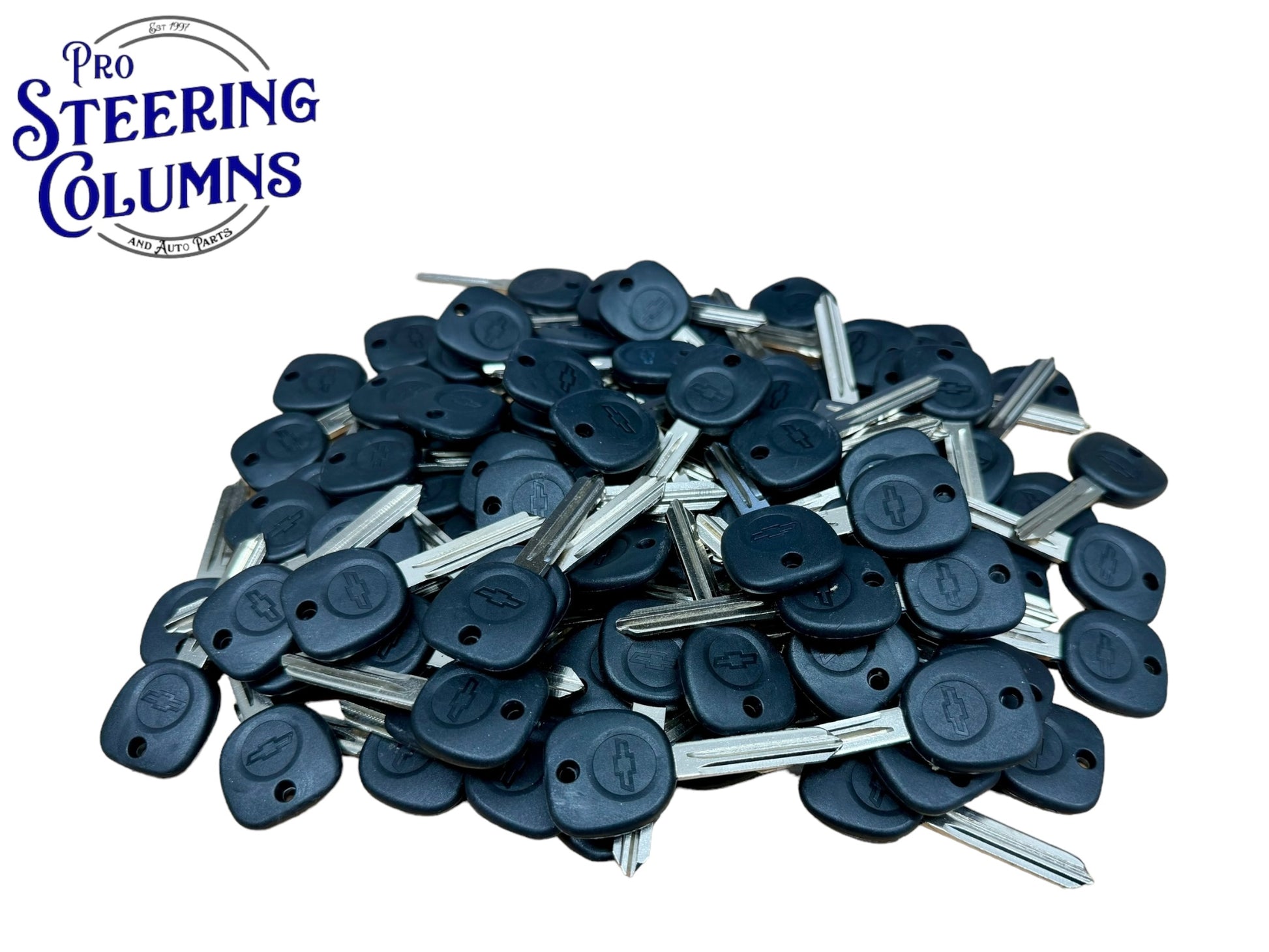 B106 GM Chevrolet Mechanical Key Bowtie Logo B106P 599487 (100 Pack)