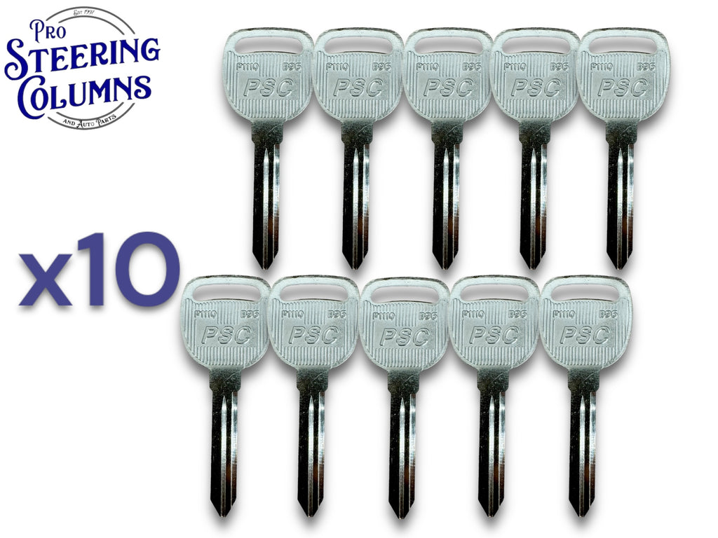 B96 GM Saturn Metal Key Blank P110 598007 (100 Pack)