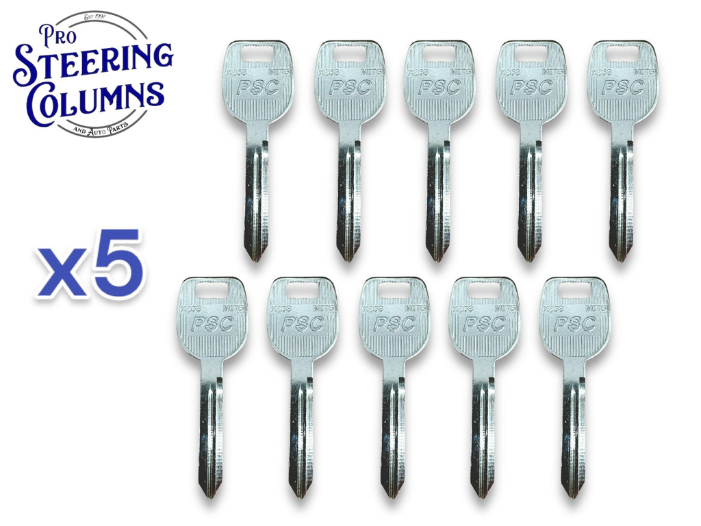 MIT6 Metal Key Blank X263 692566 (50 Pack)