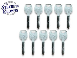 MIT6 Metal Key Blank X263 692566 (100 Pack)