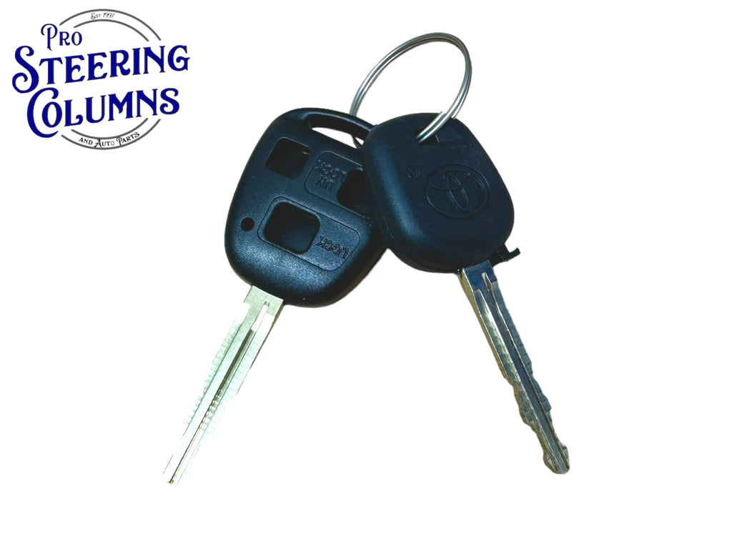 2007-2014 Toyota FJ Cruiser Ignition Lock Cylinder With Key Shells New