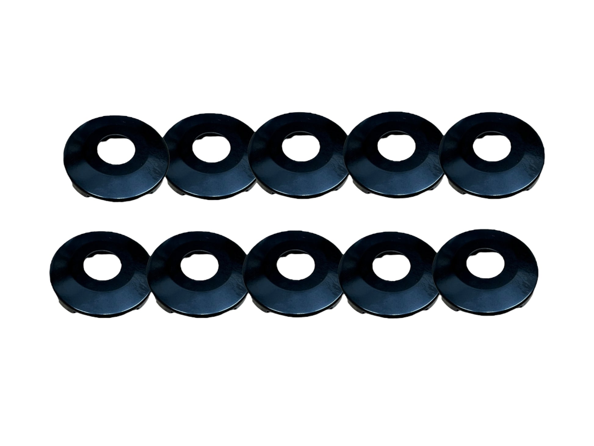 96-24 Dodge Chrysler Jeep Door Lock Cylinder Face Caps Black New 322825 P-44-218