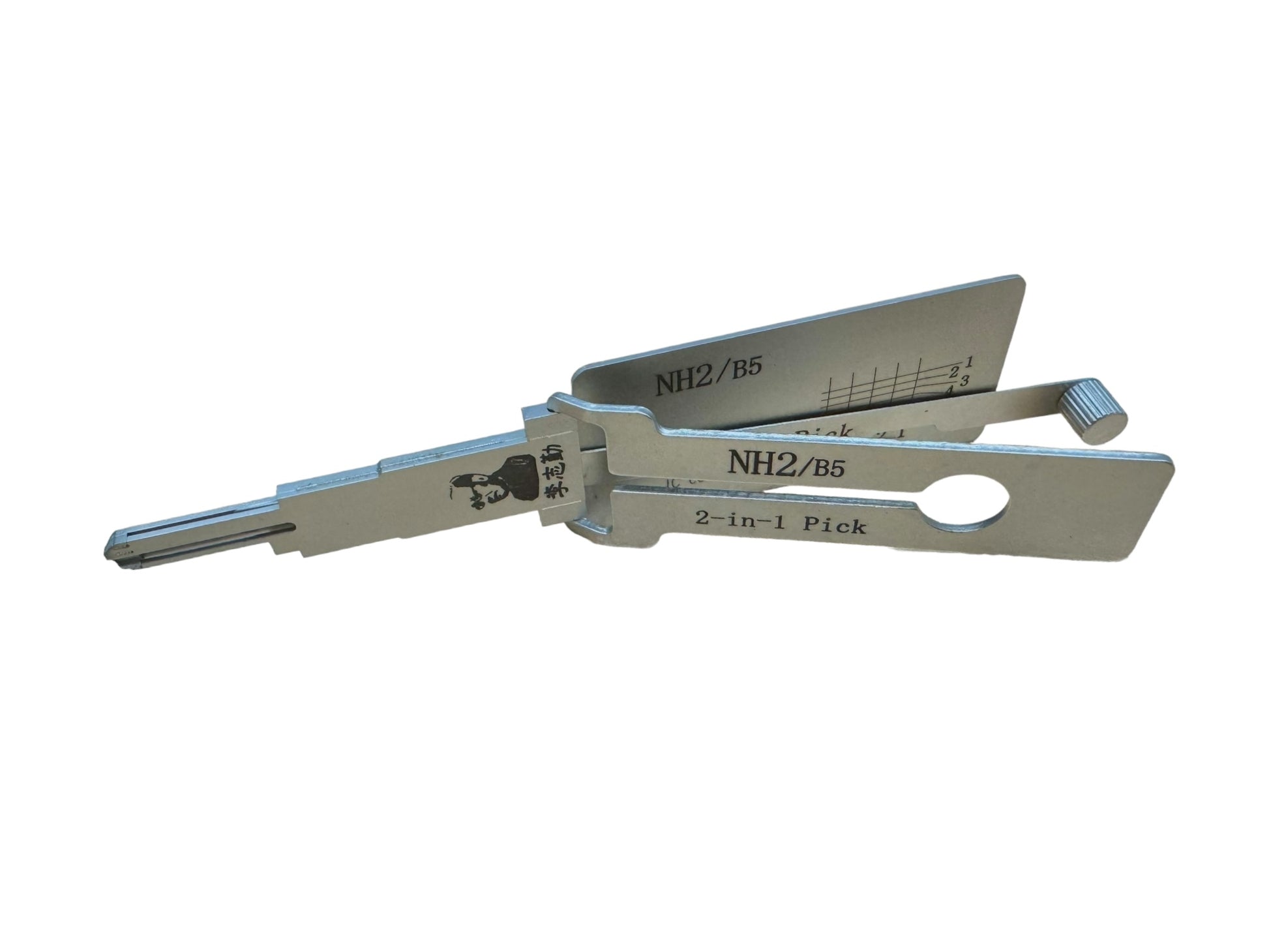 Original Lishi 2 in 1 NH2 B5 IC49 Pick & Decoder Anti Glare Genuine New
