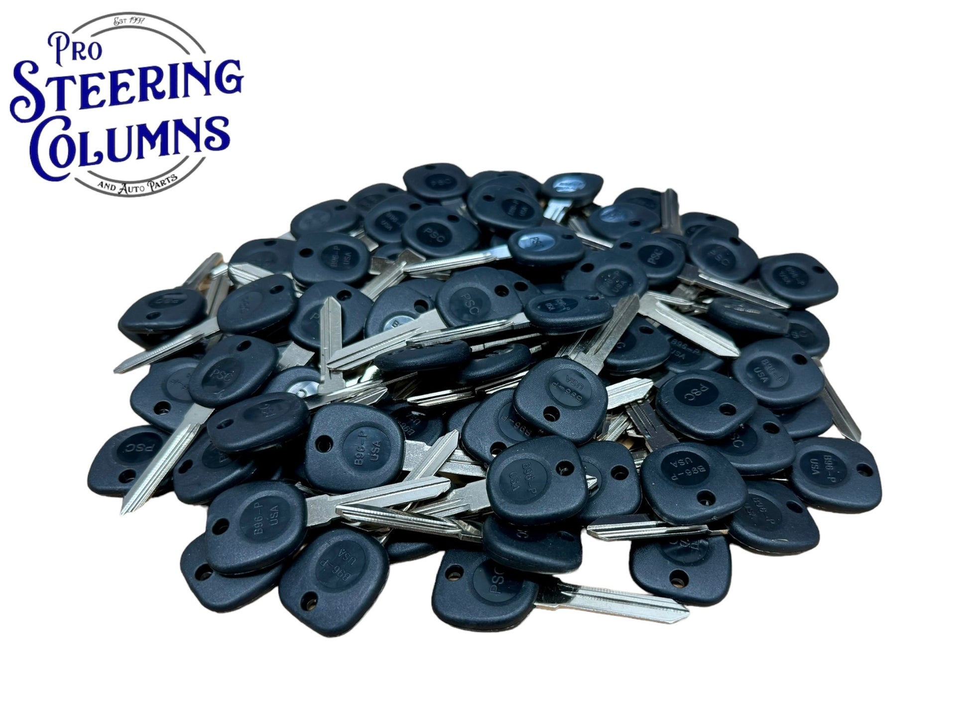 B96-P GM Saturn Key Blank Plastic Head P110 598007 (100 Pack)