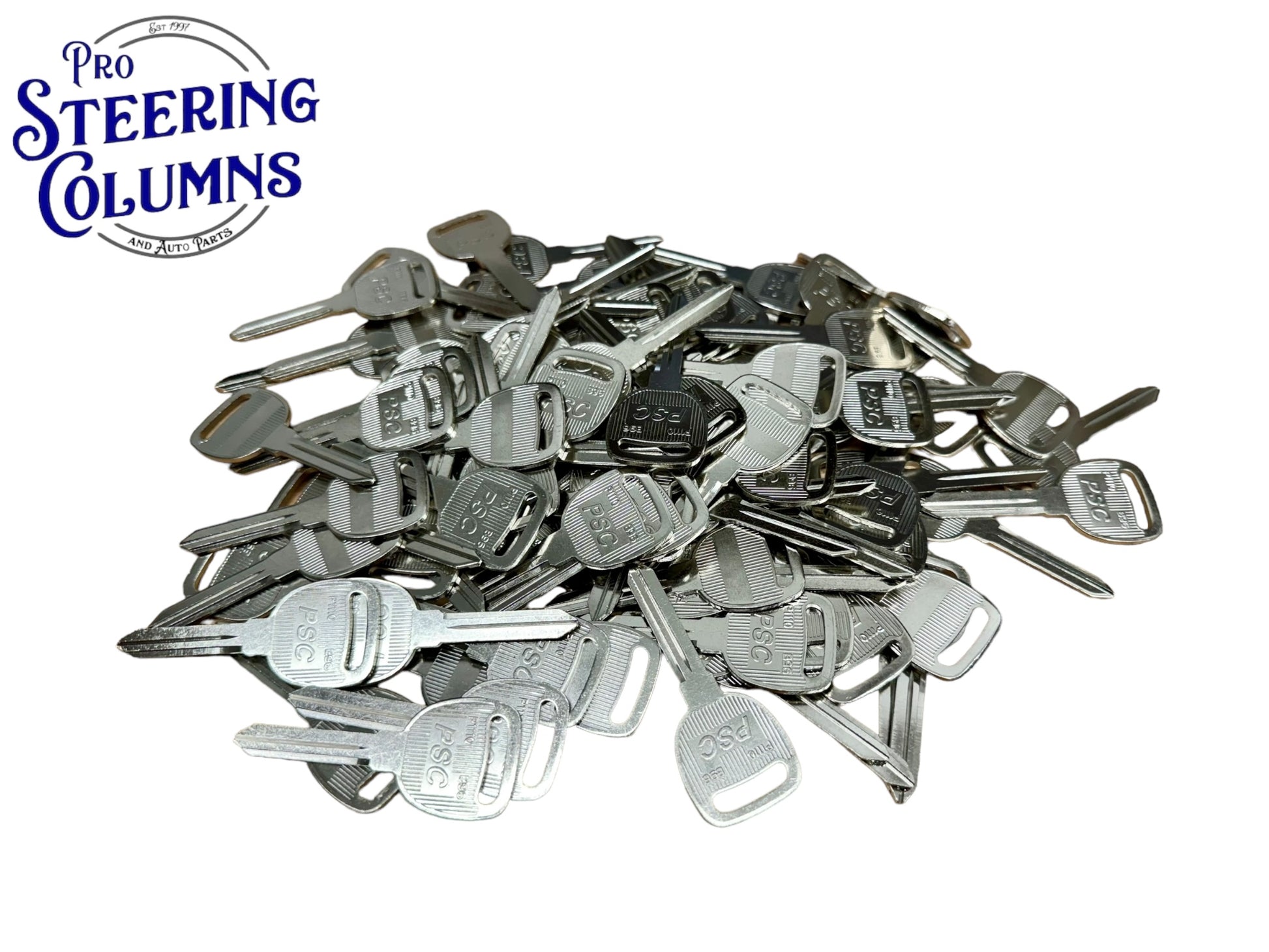 B96 GM Saturn Metal Key Blank P110 598007 (100 Pack)