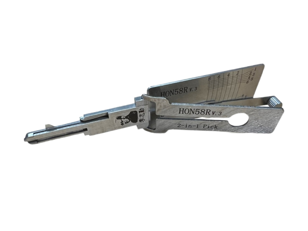 Original Lishi 2 in 1 HON58R HD103 HD106 Honda 8 Cut Pick & Decoder Genuine New