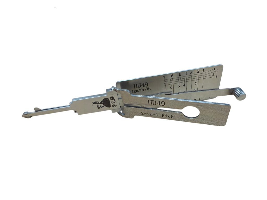 Original Lishi 2 in 1 HU49 VW Audi Porsche Pick & Decoder Genuine New