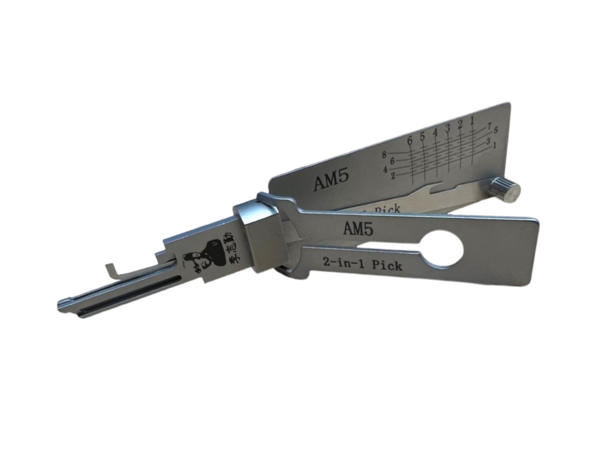 Original Lishi 2 in 1 AM5 American Pick & Decoder Anti Glare Genuine New