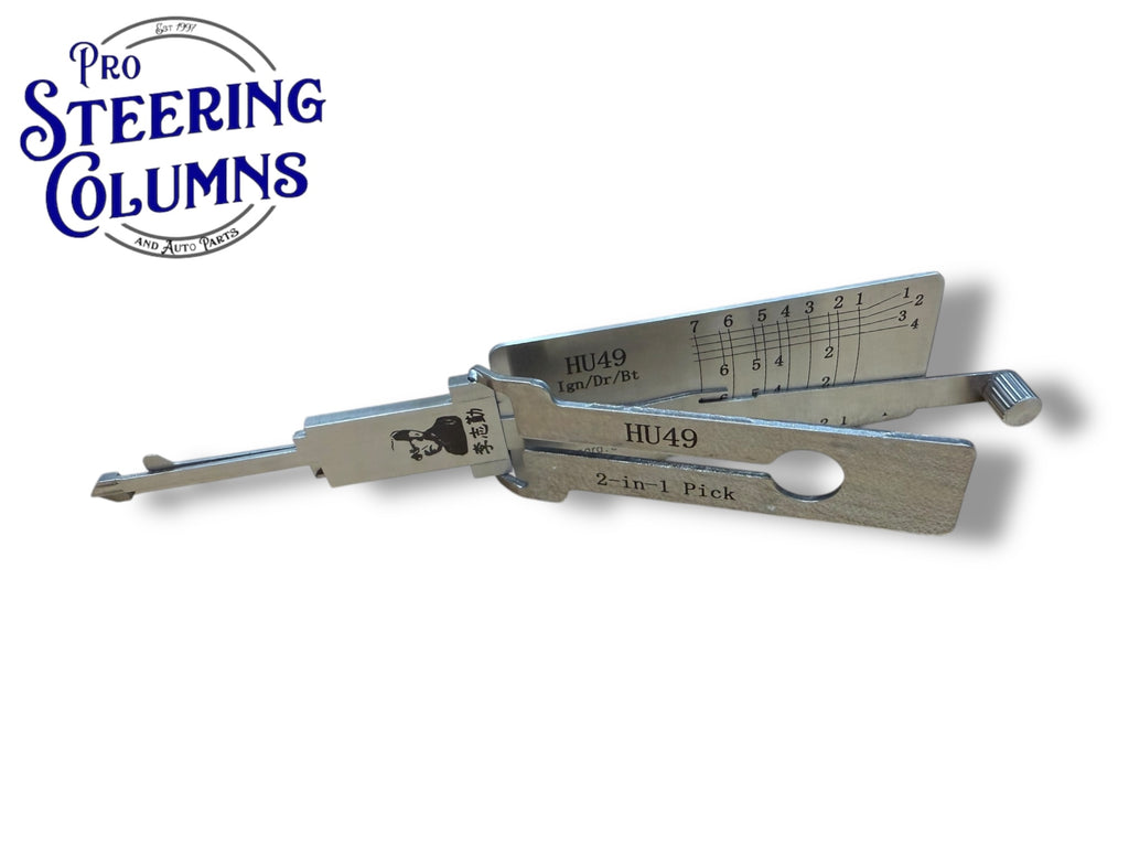 Original Lishi 2 in 1 HU49 VW Audi Porsche Pick & Decoder Genuine New