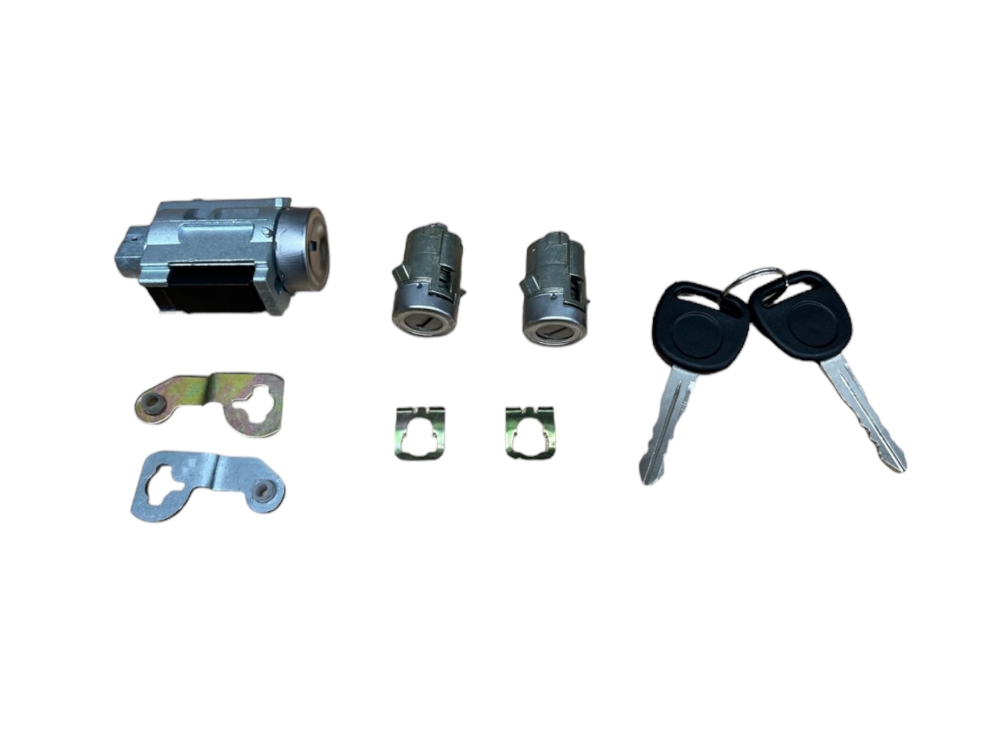 1997 & Up Impala Malibu Monte Carlo Ignition & Door Lock Cylinder Set 2 Keys New