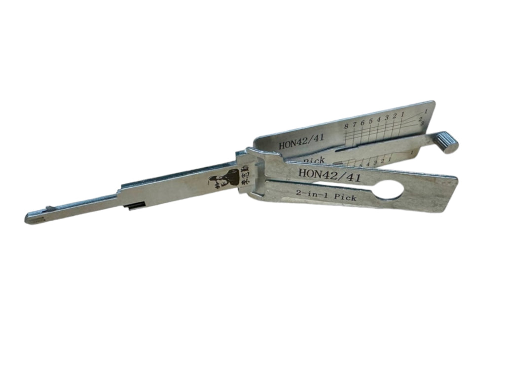 Original Lishi 2 in 1 HON41 HON42 For Honda Motorcycles Pick & Decoder Genuine New