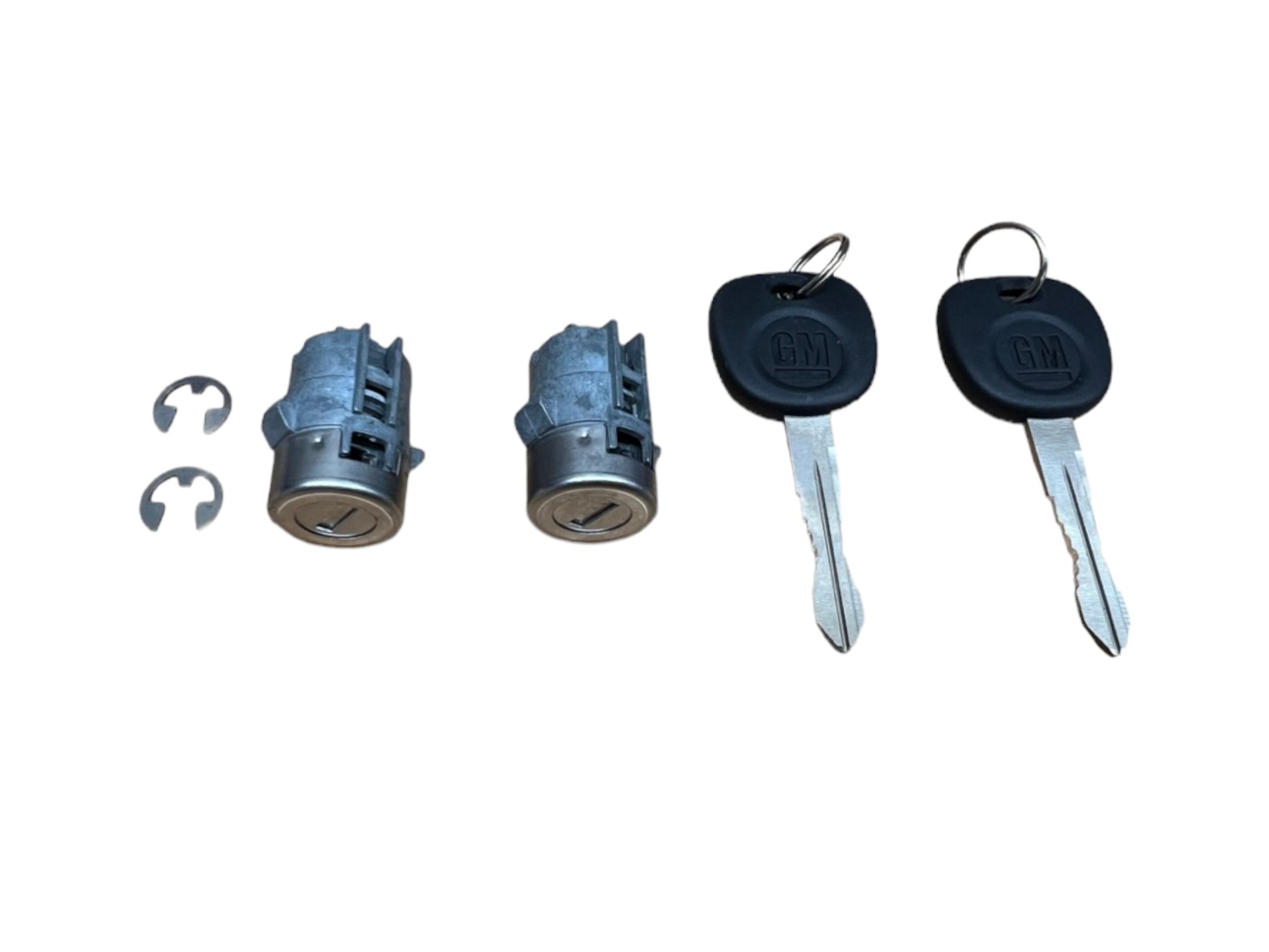 1999-2000 Silverado Tahoe 1997-2004 Corvette Door Lock Cylinder Set 2 Keys New OEM