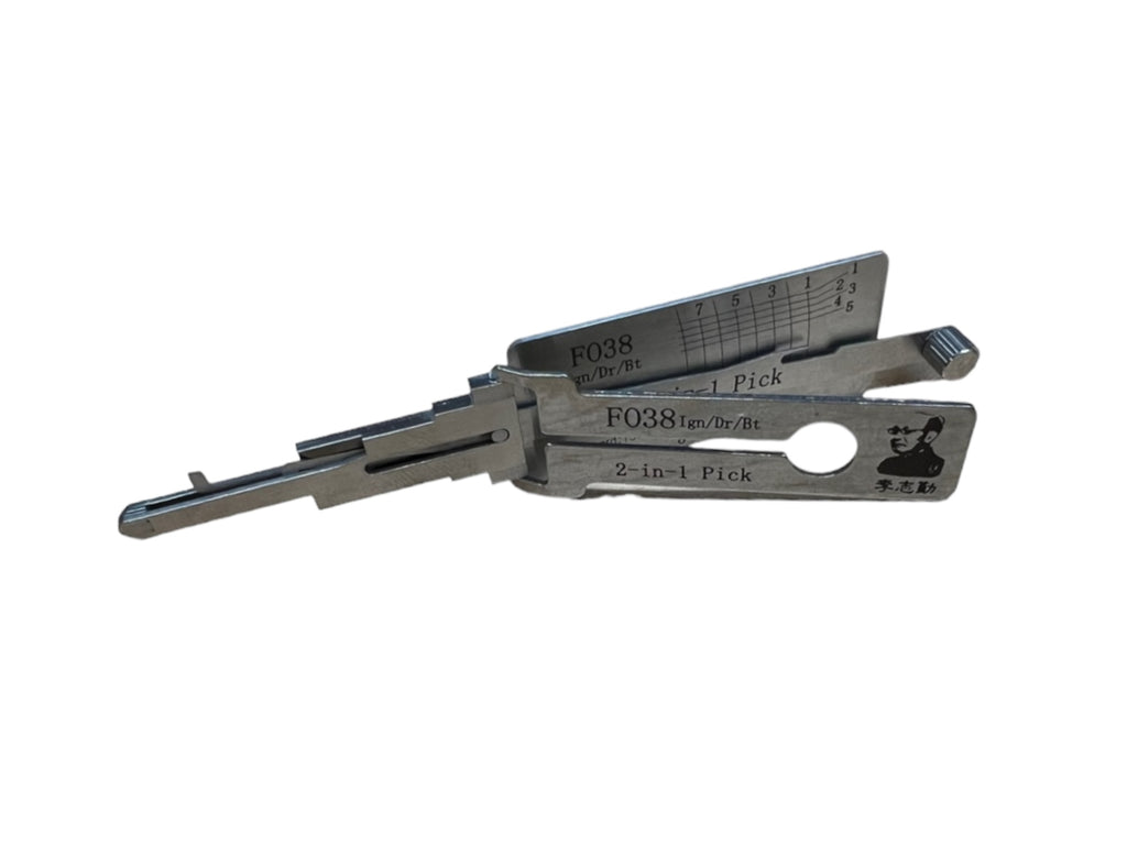 Original Lishi 2 in 1 FO38 Ford H75 Keyway Genuine New