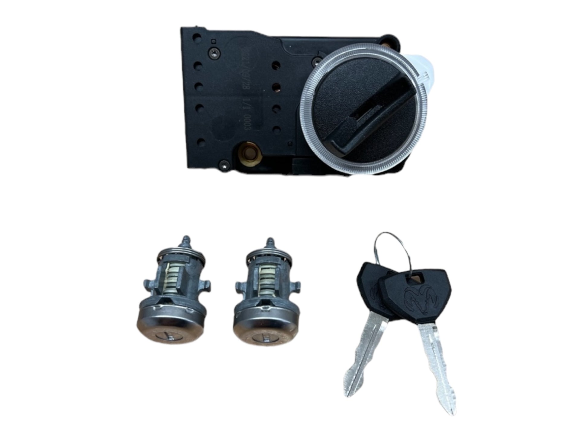 1994-2001 Dodge Ram 1500 2500 3500 Ignition & Door Lock Cylinder Set 2 Keys New OEM