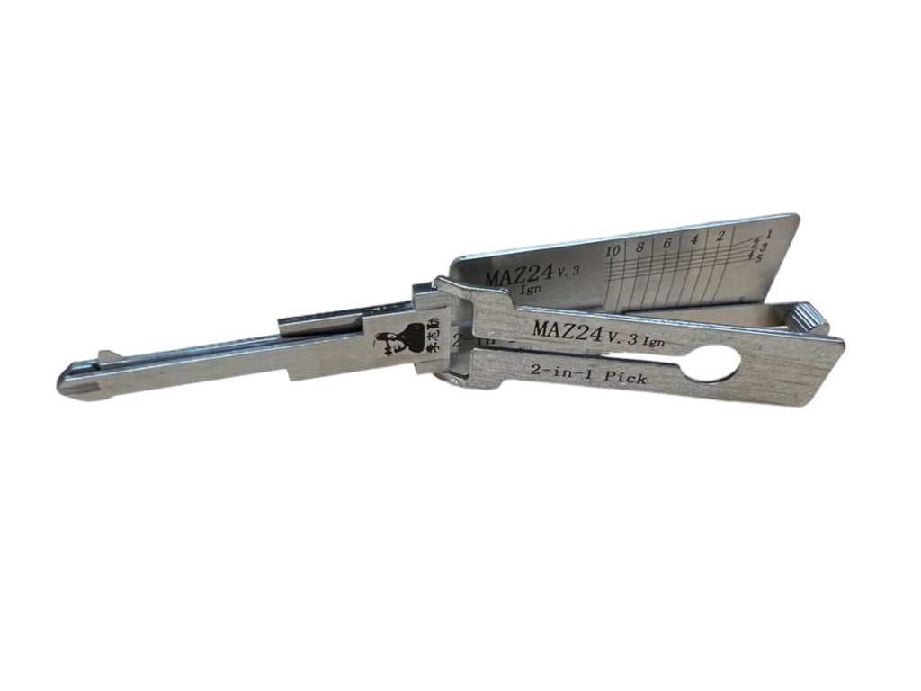 Original Lishi 2 in 1 MAZ24 IGN V.3 For Mazda Pick & Decoder Genuine New