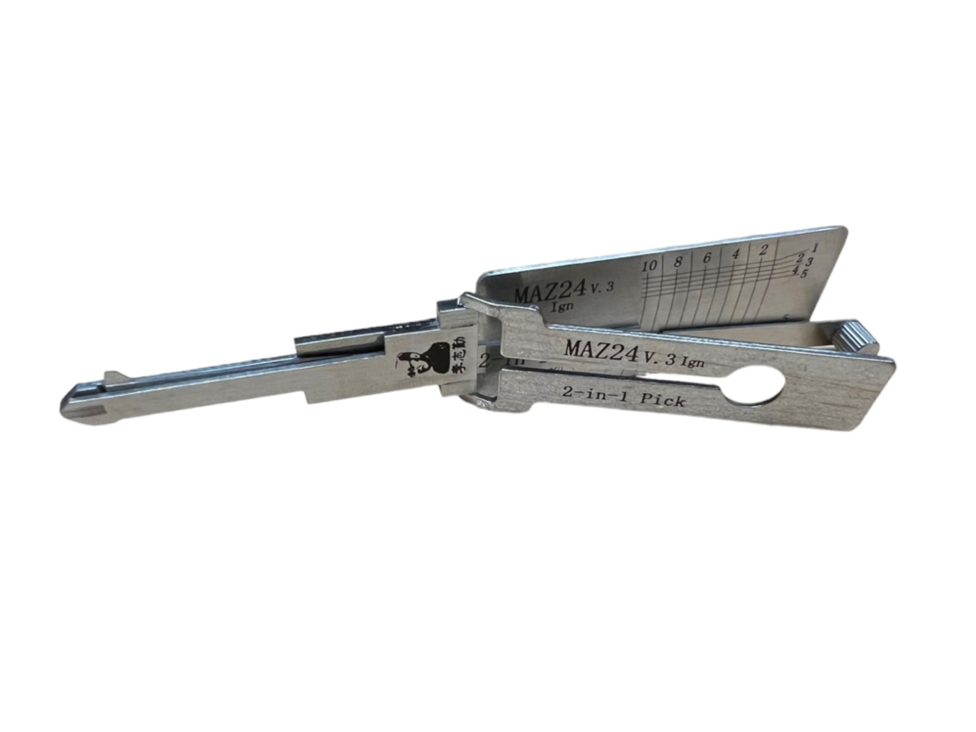 Original Lishi 2 in 1 MAZ24 IGN V.3 For Mazda Pick & Decoder Genuine New