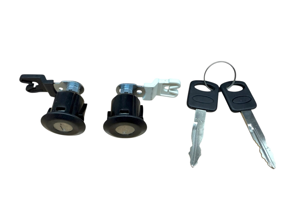 1996-2004 Ford Mustang Door Lock Cylinder Set 2 Keys Matched New F8ZZ-6321990-AA